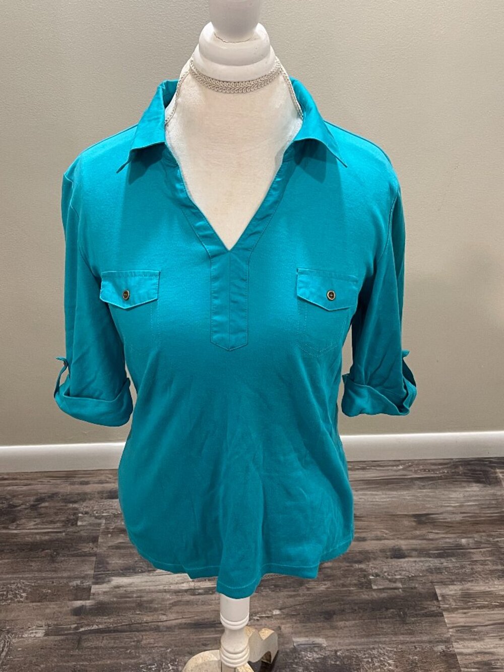 Karen Scott 3/4 Sleeve Top